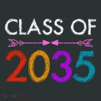 Class Of 2035 Cute Graduation T-Shirt thumb 7