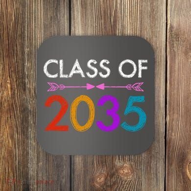 Class Of 2035 Cute Graduation Coaster