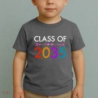 Class Of 2035 Cute Graduation Toddler T-Shirt thumb 2