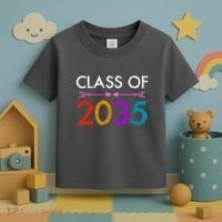 Class Of 2035 Cute Graduation Toddler T-Shirt thumb 3