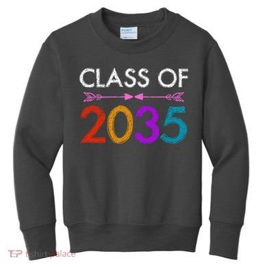 Class Of 2035 Cute Graduation Kids Sweatshirt
