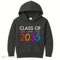 Class Of 2035 Cute Graduation Kids Hoodie thumb 0
