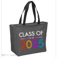 Class Of 2035 Cute Graduation Tote Bag thumb 2