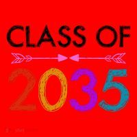 Class Of 2035 Cute Graduation Santa Hat thumb 1