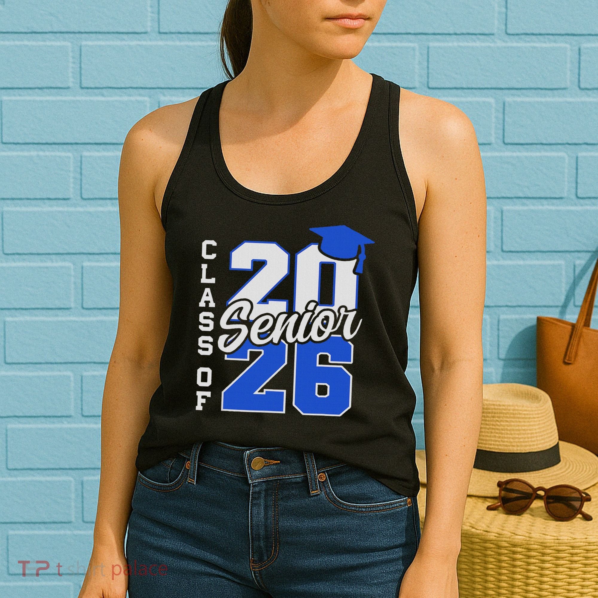 Class Of 2026 Senior 2026 Back To School 2025 Graduation Women's Tank Top