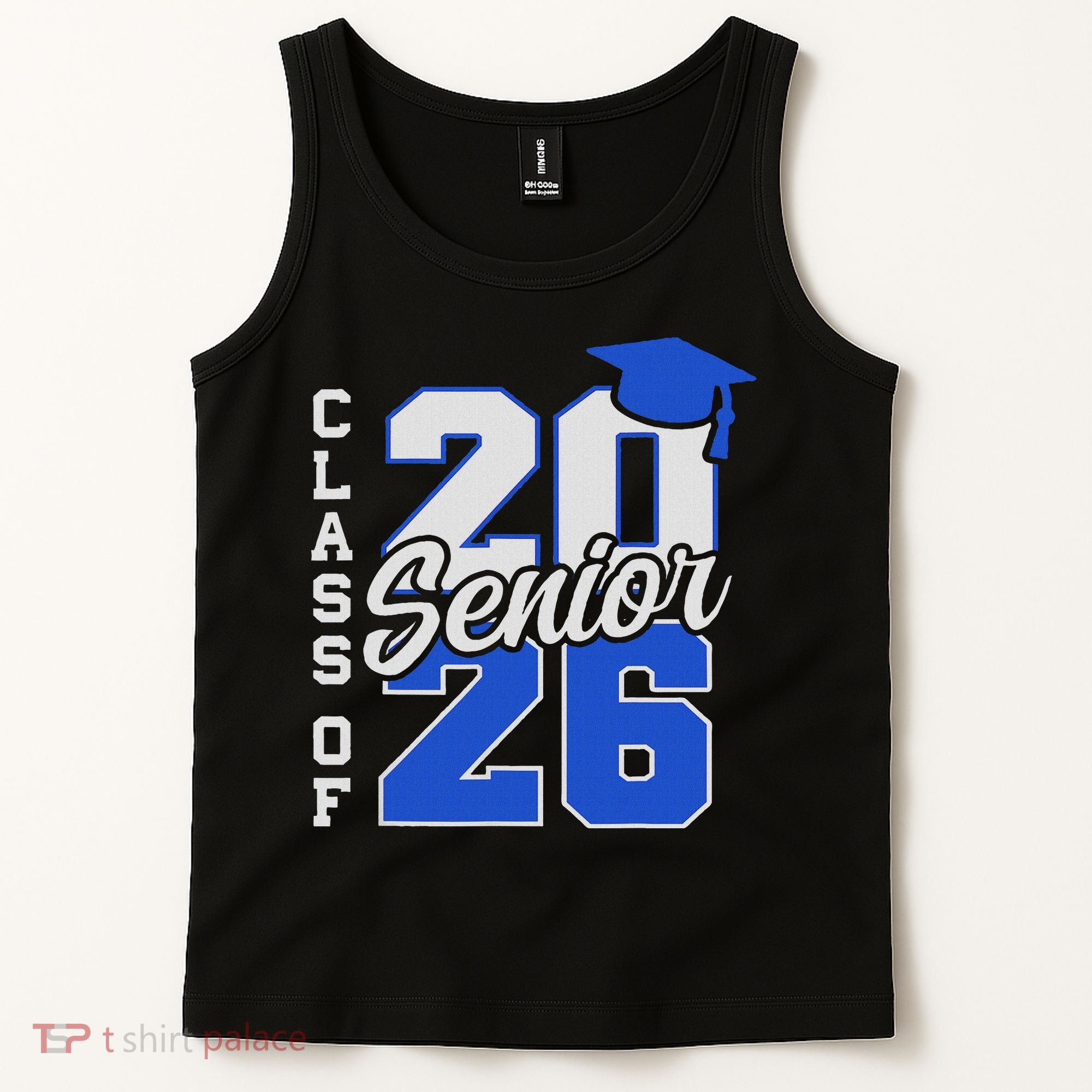 Class Of 2026 Senior 2026 Back To School 2025 Graduation Tank Top