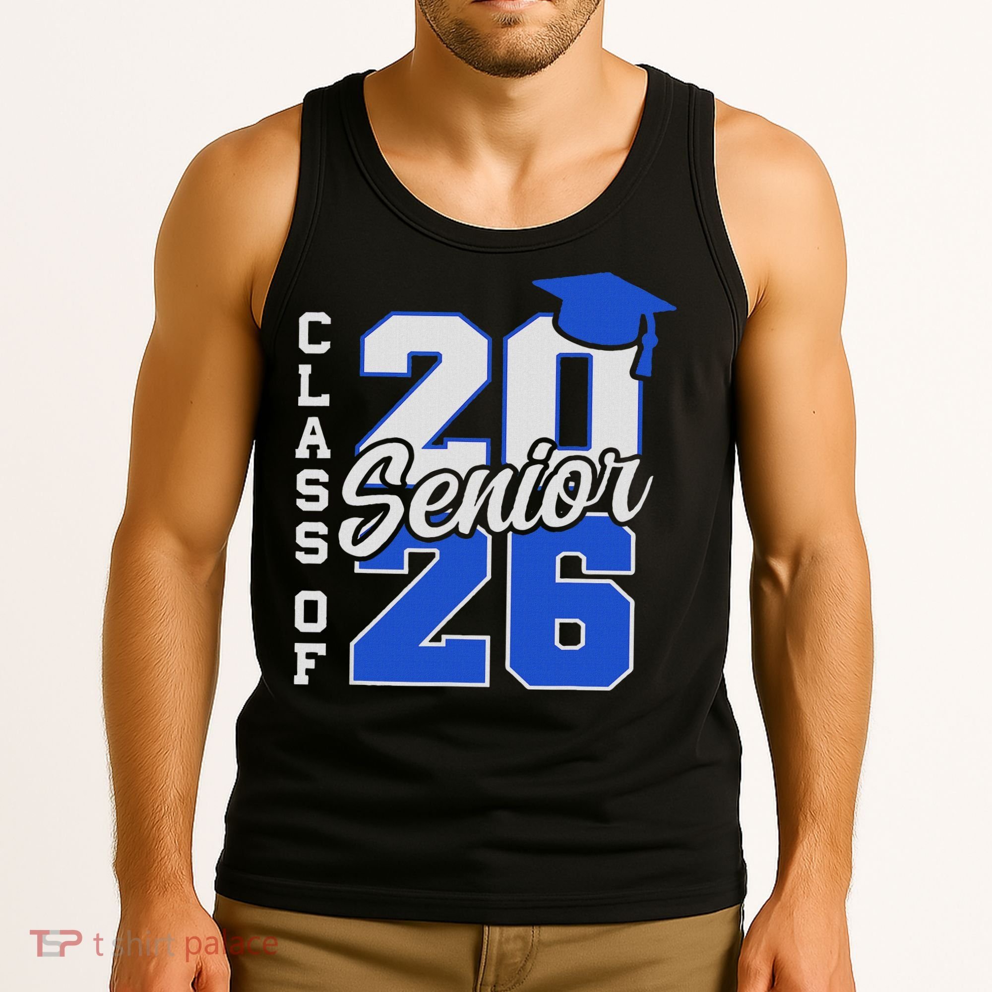 Class Of 2026 Senior 2026 Back To School 2025 Graduation Tank Top