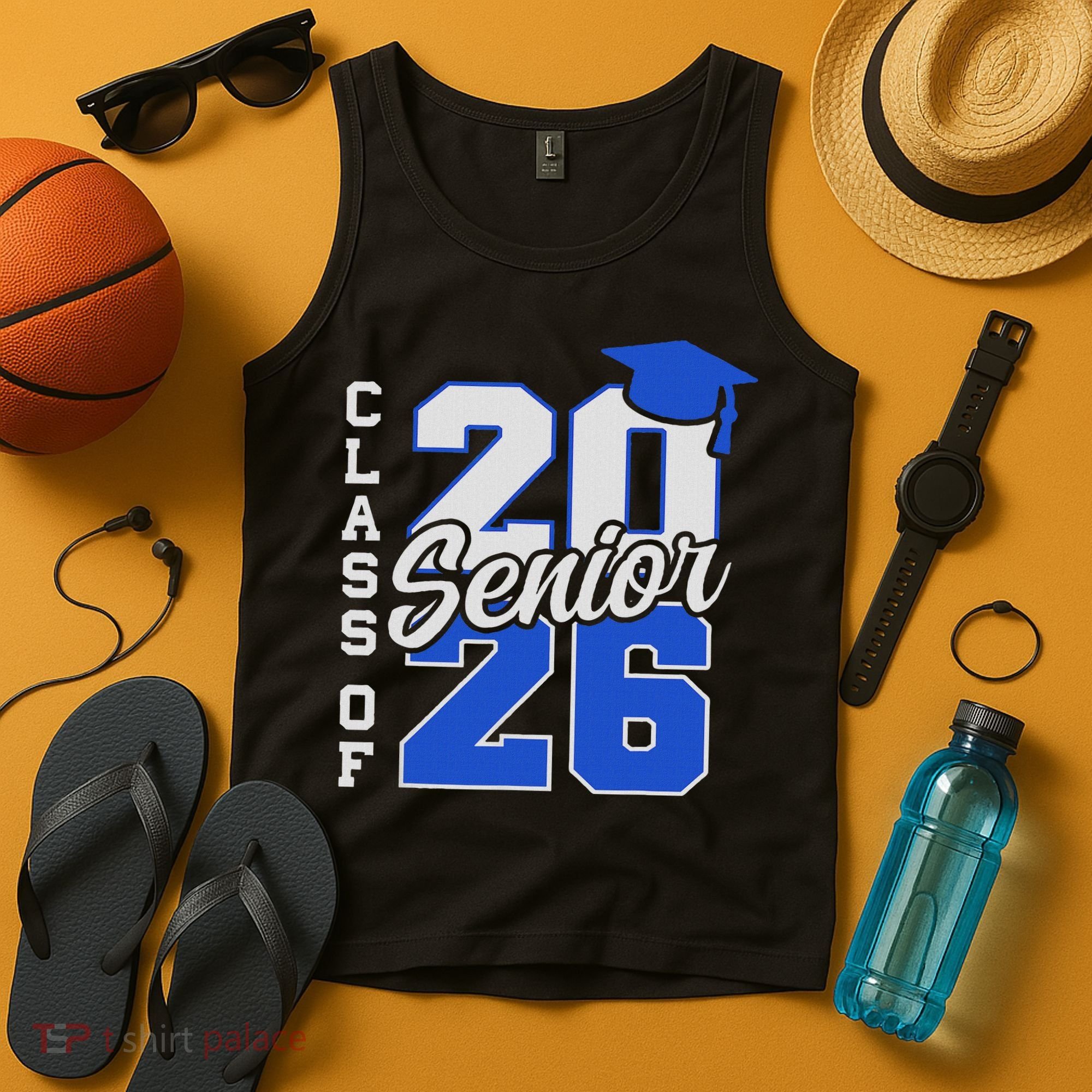 Class Of 2026 Senior 2026 Back To School 2025 Graduation Tank Top