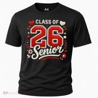 Class Of 2026 Senior Graduation Cooling Performance Crew T-Shirt thumb 0