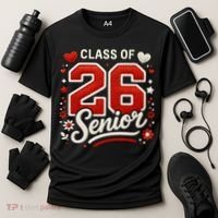 Class Of 2026 Senior Graduation Cooling Performance Crew T-Shirt thumb 3