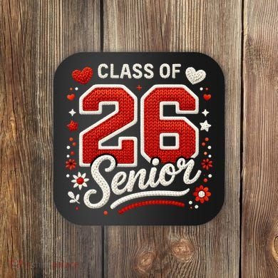 Class Of 2026 Senior Graduation Coaster
