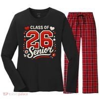 Class Of 2026 Senior Graduation Women's Long Sleeve Flannel Pajama Set  thumb 0