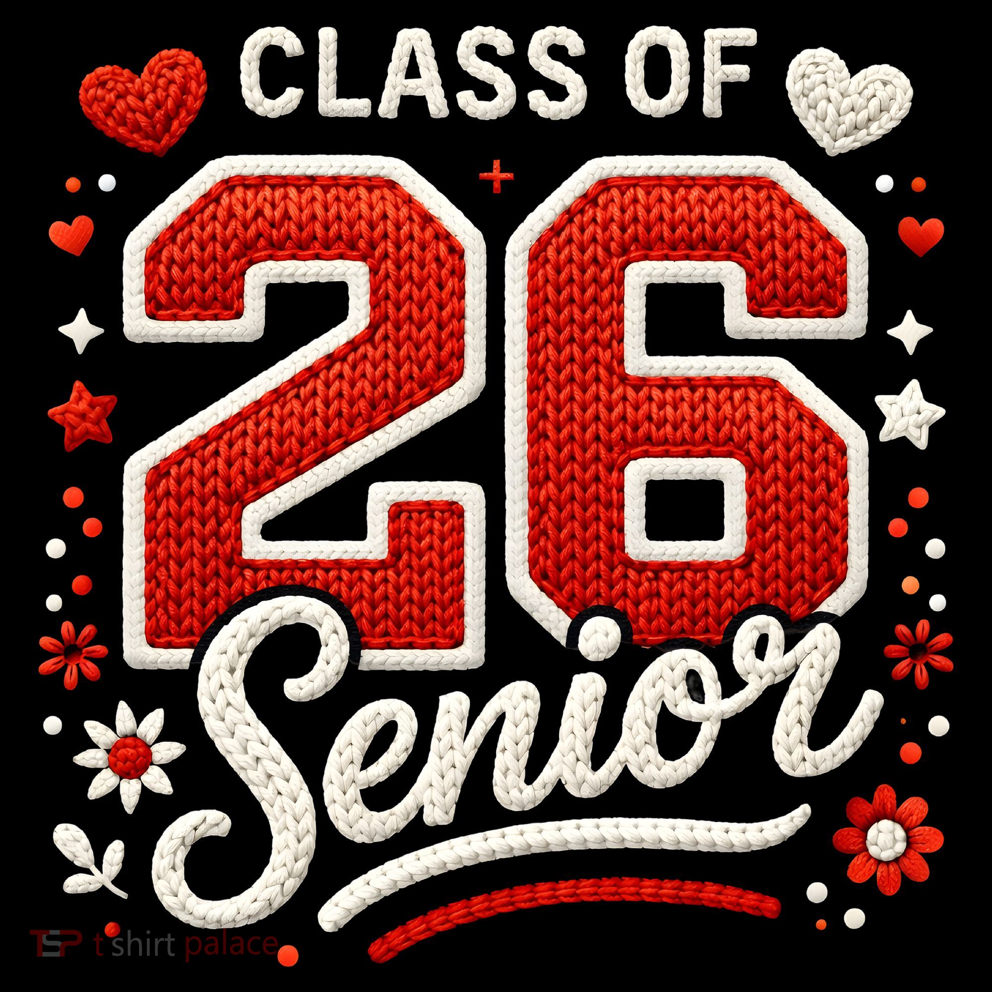 Class Of 2026 Senior Graduation Pom Pom 12in Knit Beanie