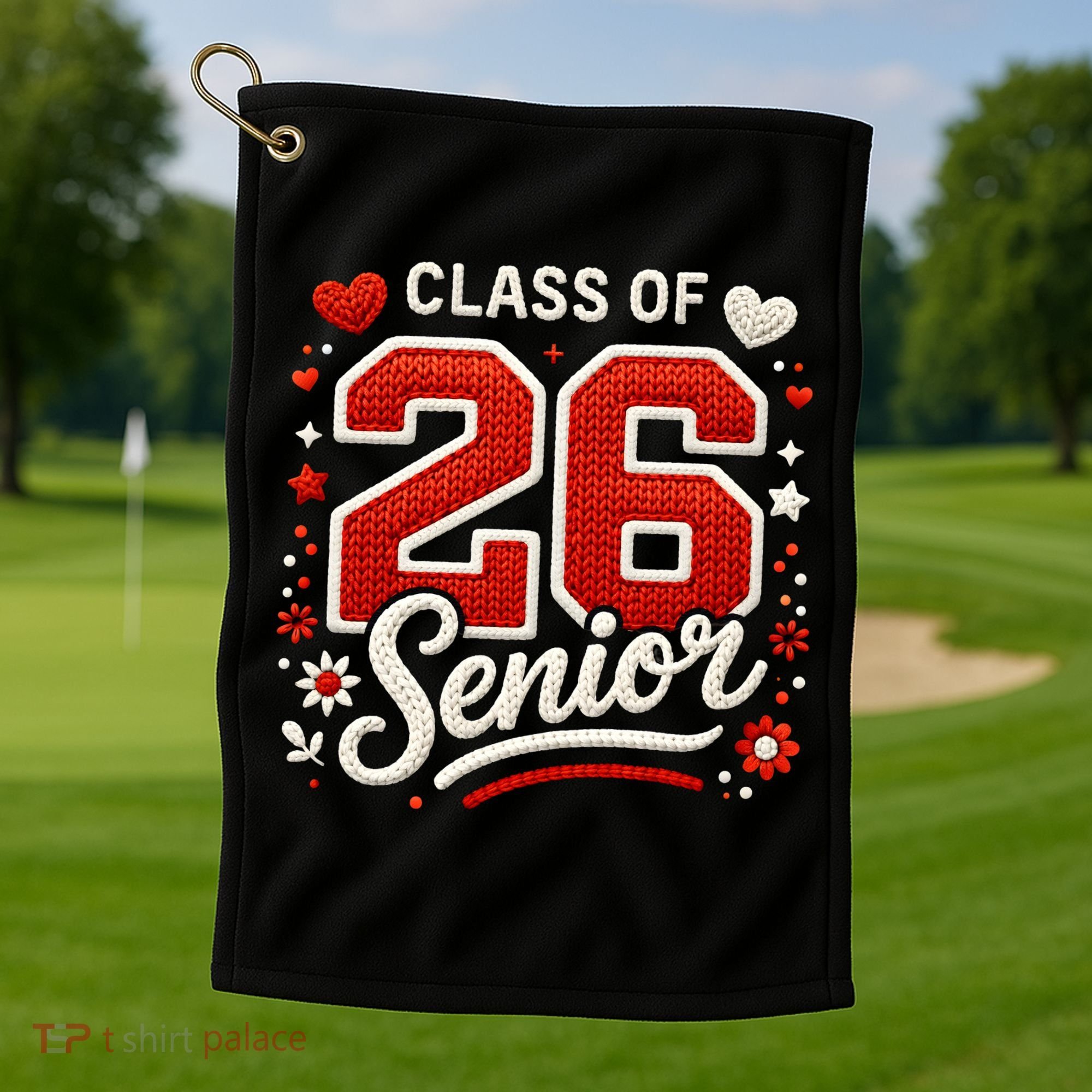 Class Of 2026 Senior Graduation Golf Towel