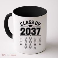 Class Of 2037 Grow With Me Checklist Kindergarten 12th Grade Coffee Mug thumb 0