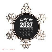 Class Of 2037 Grow With Me Checklist Kindergarten 12th Grade Ornament thumb 0