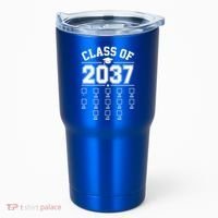 Class Of 2037 Grow With Me Checklist Kindergarten 12th Grade Tumbler thumb 0