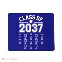 Class Of 2037 Grow With Me Checklist Kindergarten 12th Grade Mousepad thumb 0