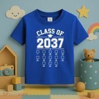 Class Of 2037 Grow With Me Checklist Kindergarten 12th Grade Toddler T-Shirt thumb 3