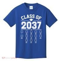 Class Of 2037 Grow With Me Checklist Kindergarten 12th Grade Kids T-Shirt thumb 0