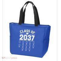 Class Of 2037 Grow With Me Checklist Kindergarten 12th Grade Tote Bag thumb 3