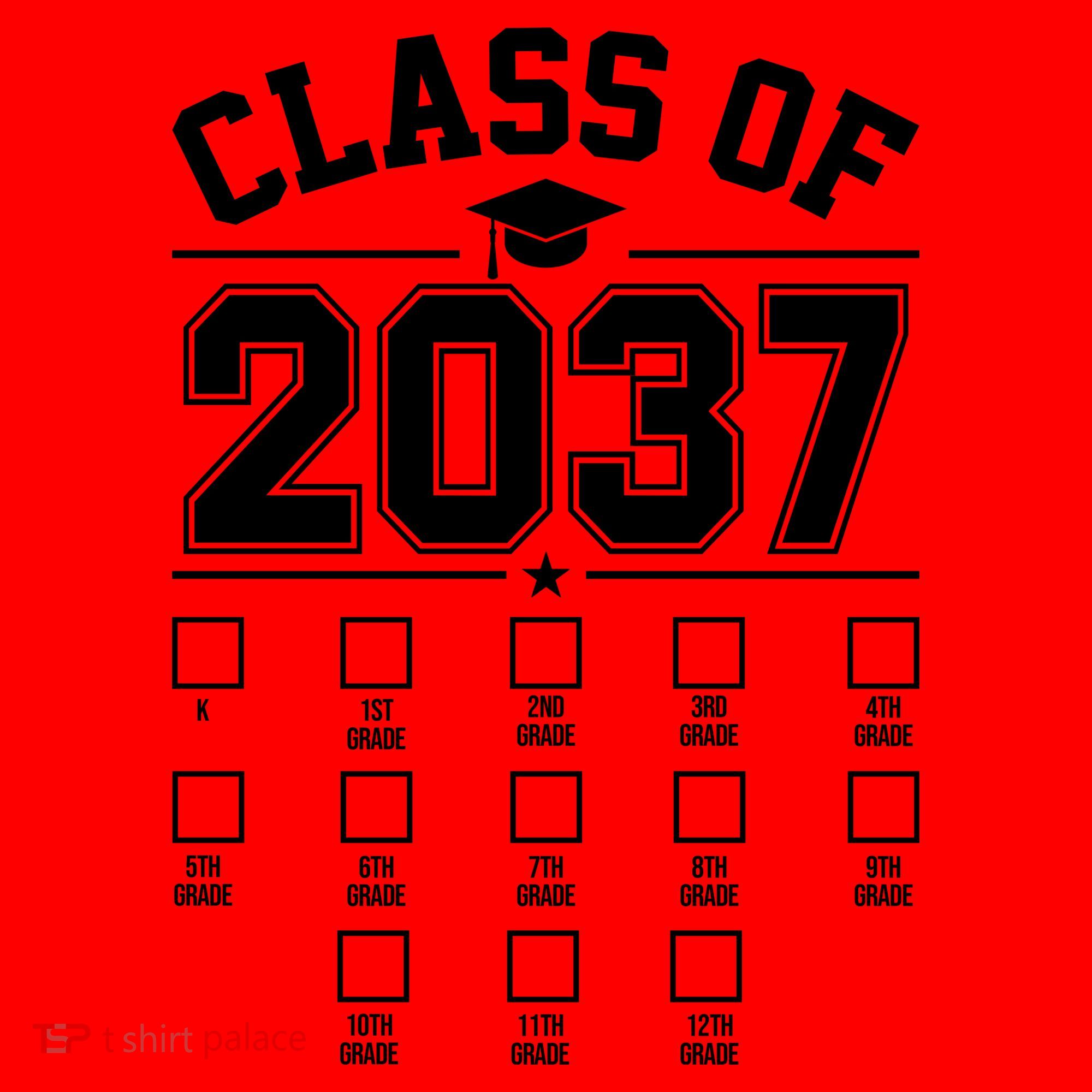 Class Of 2037 Grow With Me Checklist Kindergarten 12th Grade Santa Hat