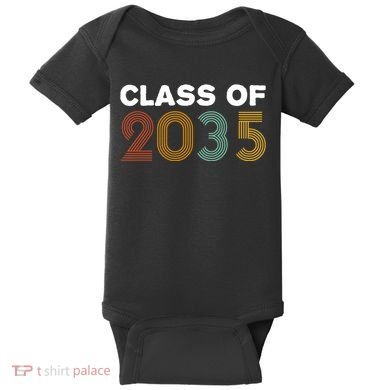 Class Of 2035 Retro Baby Bodysuit