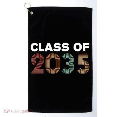 Class Of 2035 Retro Golf Towel