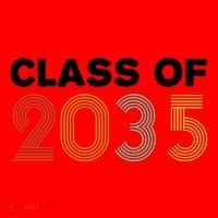 Class Of 2035 Retro Santa Hat thumb 1