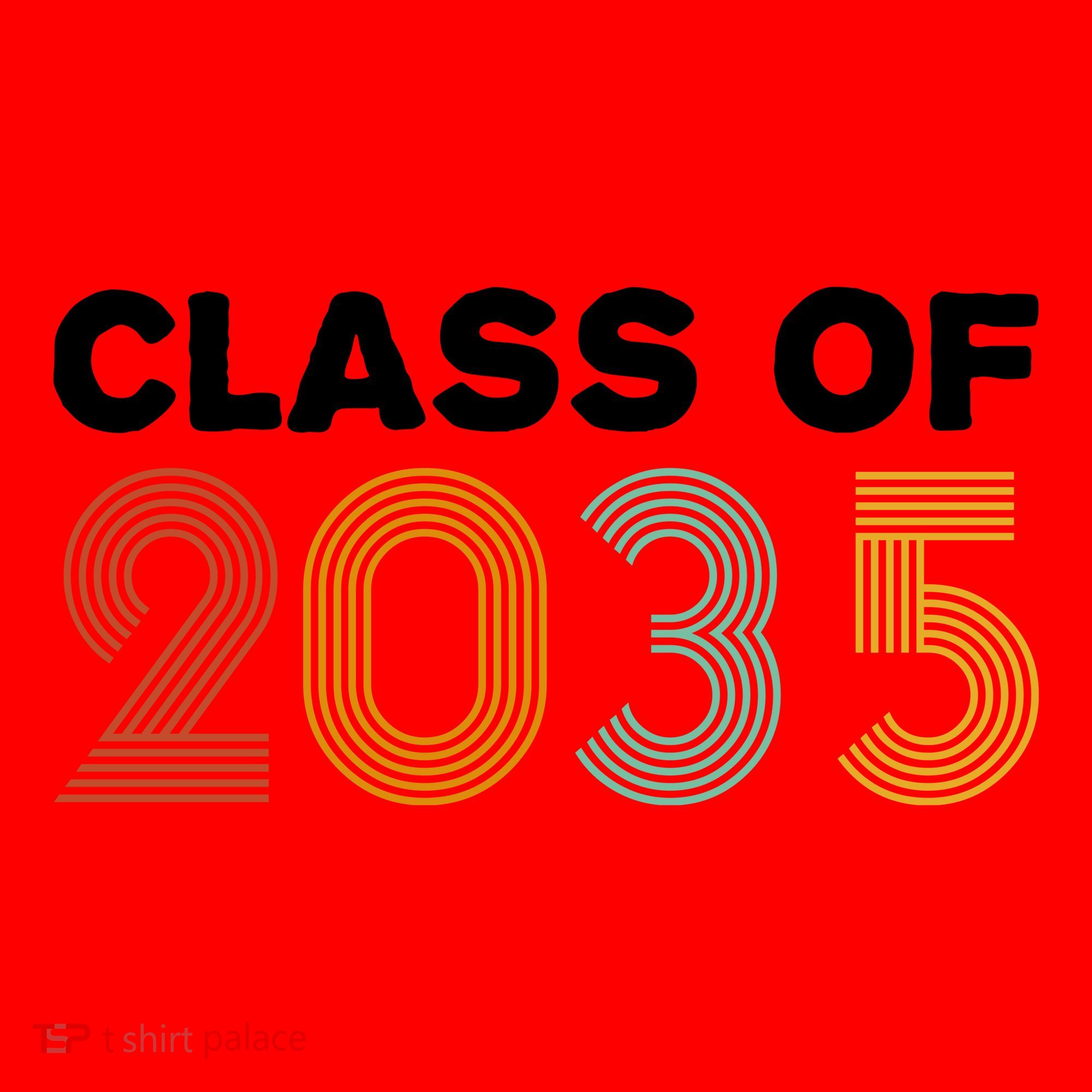 Class Of 2035 Retro Santa Hat