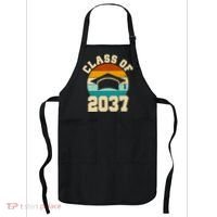 Class Of 2037 Kindergarten Graduation Retro Apron thumb 0