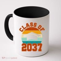 Class Of 2037 Kindergarten Graduation Retro Coffee Mug thumb 0