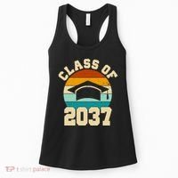 Class Of 2037 Kindergarten Graduation Retro Women's Tank Top thumb 0