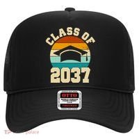 Class Of 2037 Kindergarten Graduation Retro Hat thumb 0