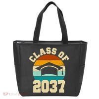 Class Of 2037 Kindergarten Graduation Retro Tote Bag thumb 0