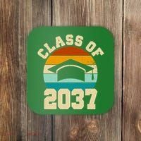 Class Of 2037 Kindergarten Graduation Retro Coaster thumb 0