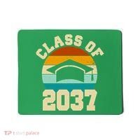 Class Of 2037 Kindergarten Graduation Retro Mousepad thumb 0