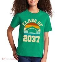 Class Of 2037 Kindergarten Graduation Retro Kids T-Shirt thumb 2