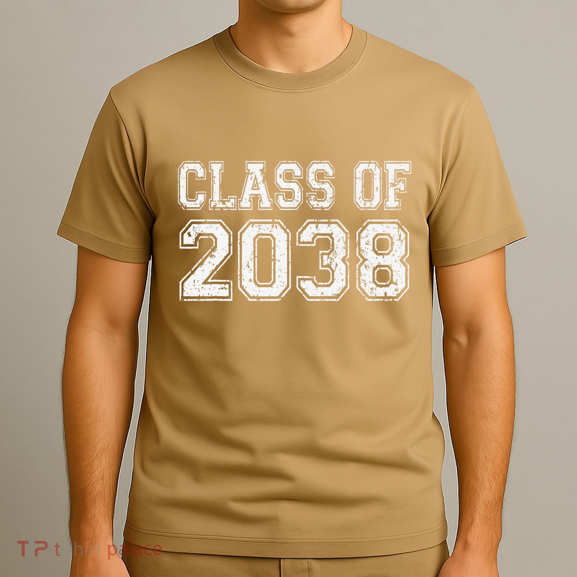 Class Of 2038 Grow With Me Graduation Vintage T-Shirt