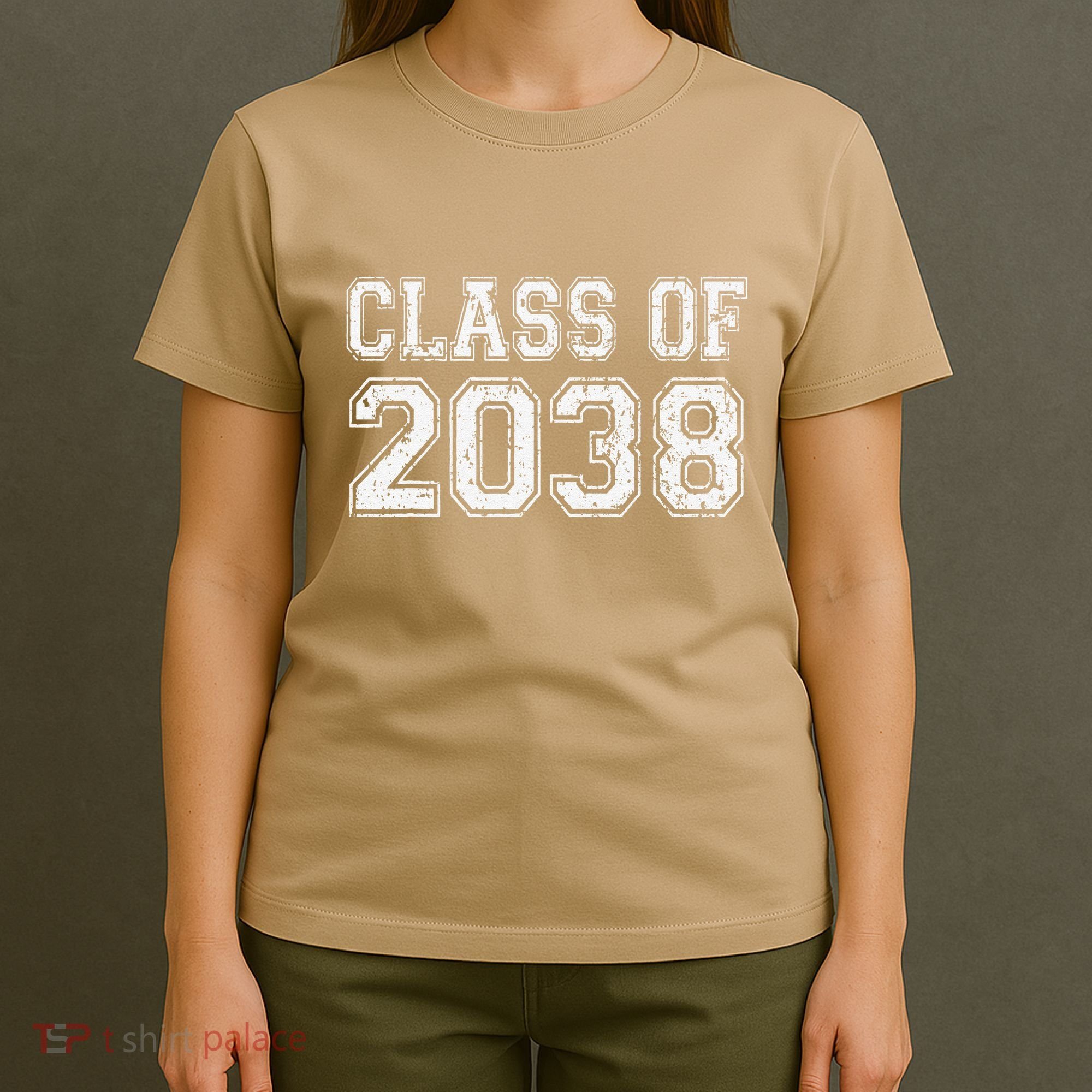 Class Of 2038 Grow With Me Graduation Vintage T-Shirt