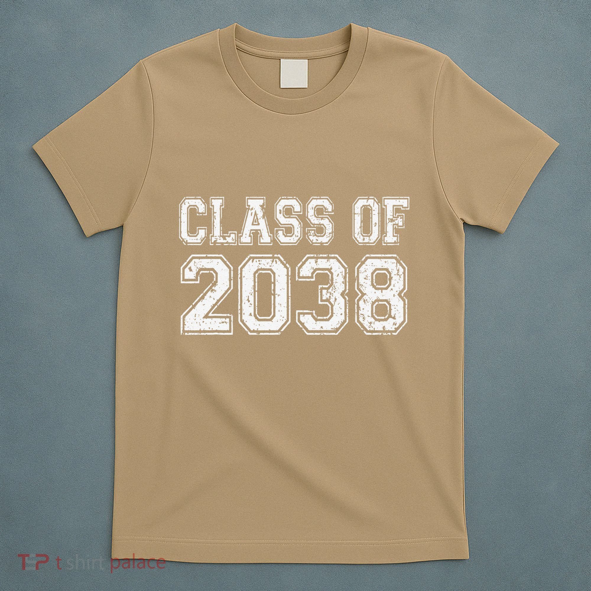 Class Of 2038 Grow With Me Graduation Vintage T-Shirt