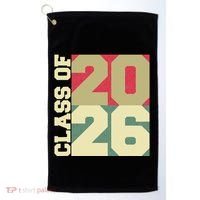 Class Of 2026 First Day Of School Grow With Me Golf Towel thumb 0