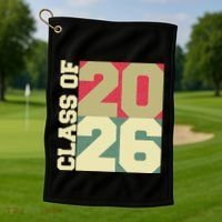 Class Of 2026 First Day Of School Grow With Me Golf Towel thumb 1