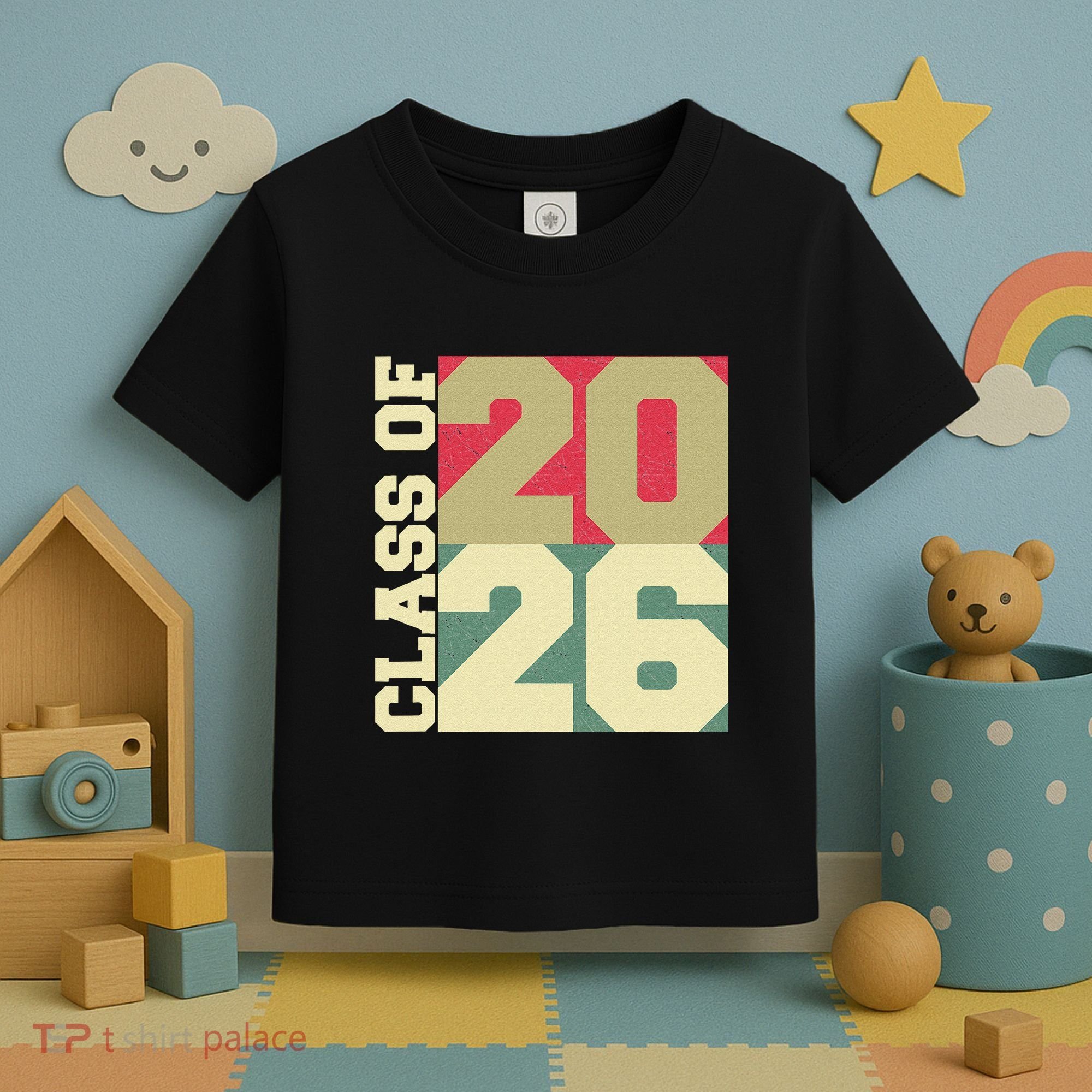 Class Of 2026 First Day Of School Grow With Me Toddler T-Shirt