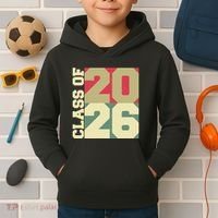 Class Of 2026 First Day Of School Grow With Me Kids Hoodie thumb 2