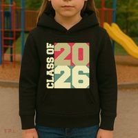 Class Of 2026 First Day Of School Grow With Me Kids Hoodie thumb 3