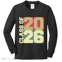 Class Of 2026 First Day Of School Grow With Me Kids Long Sleeve Shirt thumb 0