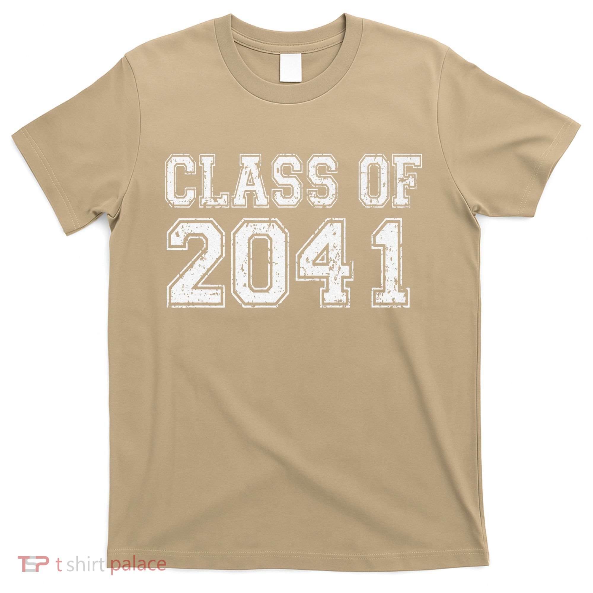 Class Of 2041 Grow With Me Graduation Vintage Premium T-Shirt