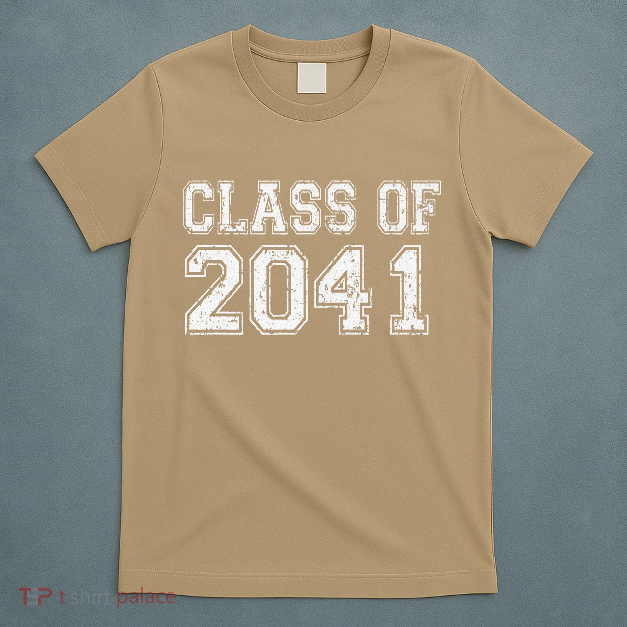 Class Of 2041 Grow With Me Graduation Vintage Premium T-Shirt