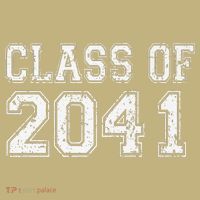 Class Of 2041 Grow With Me Graduation Vintage Premium T-Shirt thumb 7